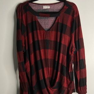 Maurices Twist Bottom Gigi 3/4 24/7 Tee